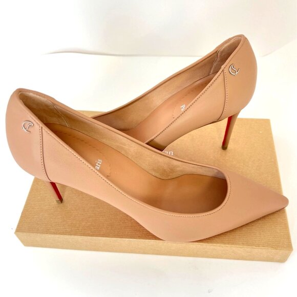 Christian Louboutin Sporty Kate Pointed Toe 85mm Pumps Red Sole Size 40.5 - Picture 4 of 13